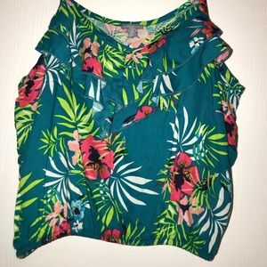 Charlotte Russe Hawaiian blouse